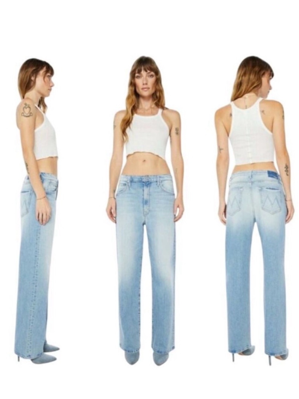MOTHER Spitfire Sneak Jeans in I Confess Size 26